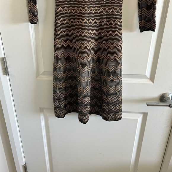 MISSONI Stripped Knee-Length Dress Size 4 - Picture 3 of 11